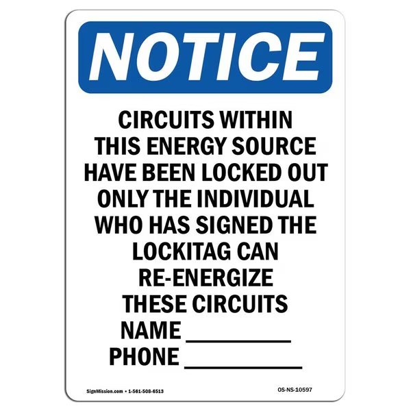 OSHA Notice Sign, 10